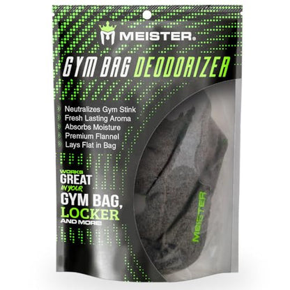 Meister Gym Bag & Locker Deodorizer - Absorbs Stink & Leaves Fresh | Eliminates odors and moisture for 6+ months, highly absorbent w/ natural scents, crown design fits in bags, drawers and more - style: Fresh Linen