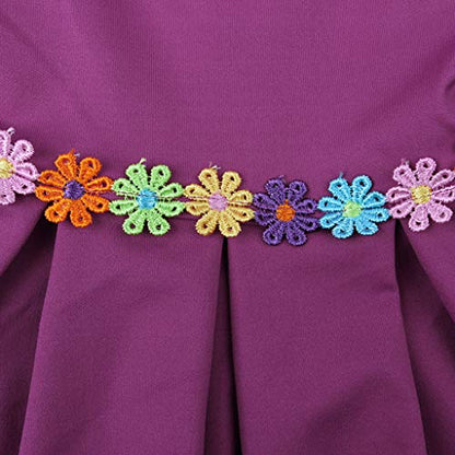 Baby Hijab Set Kids Muslim Prayer Kaftan Dress Clothes for Girls Long Sleeve Ramadan Abaya Dress Maxi Islamic Set - color: Hot Pink, size: 12-18 Months