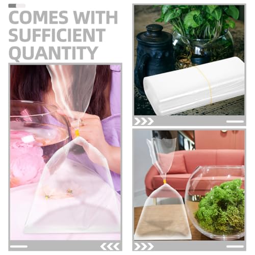 50pcs Plastic Fish Transport Bags for Ornamental Fish Shipping 24x48cm Oxygen-permeable Aquarium Packaging Bags and Storage