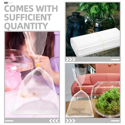 50pcs Plastic Fish Transport Bags for Ornamental Fish Shipping 24x48cm Oxygen-permeable Aquarium Packaging Bags and Storage