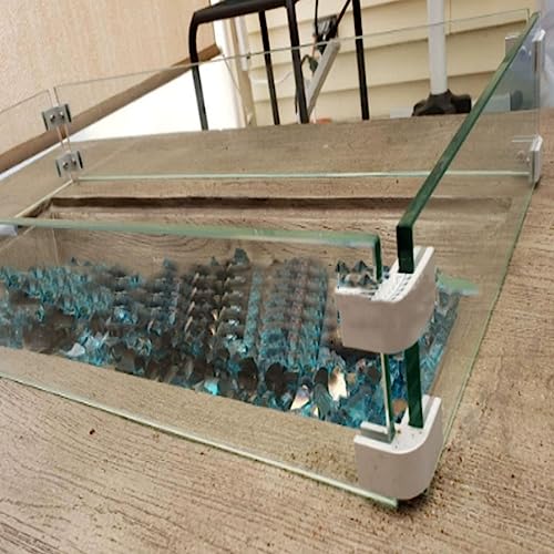 8 Pcs Plexiglass Connectors - Stainless Steel Glass Clip, Silver Glass Guard Connector for Balustrade
