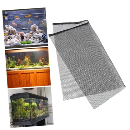 BESTonZON Aquarium Net Covers for Fish Tank Jumping Mesh Screen Lid Plastic Divider for Betta Fish DIY Aquarium Accessories Easy Installation Breathable Design