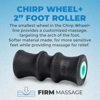 Chirp Foam Roller for Back & Neck Relief, 2-Inch Mint | Foot Roller, Foam Roller for Feet and Arches, Plantar Massage, Muscle Recovery, Compact 2 Inch - size: 2" - Deep Tissue