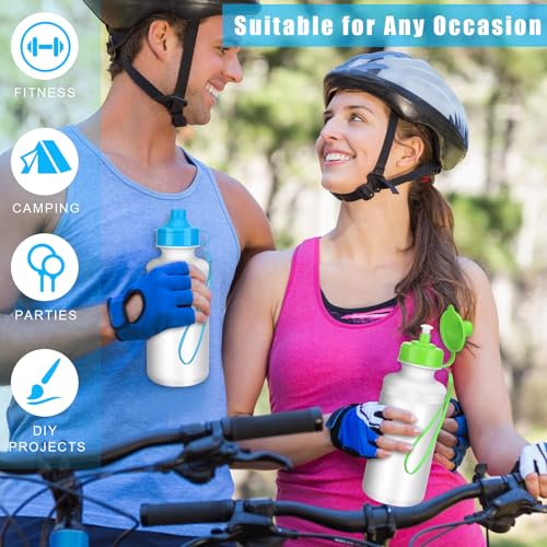 Zubebe 36 Pcs Sports Water Bottles Bulk Squeeze Reusable Bpa-free Plastic Water Bottles End of the Year Gifts Summer Gifts for Students School Travel Hiking Cycling Event Team Gift - color: Mix Color