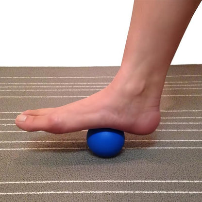 1PCS Massage Lacrosse Balls, Deep Tissue Rolling Ball for Shoulders Neck Back Foot Body, Yoga Ball, Massage Tools Essentials, Blue