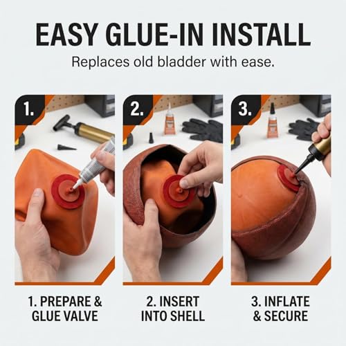 Boxing Speed Bag Latex Heavy-Duty Replacement Glue in Bladder for Boxing Speed Bags, 7-inch Medium, Single
