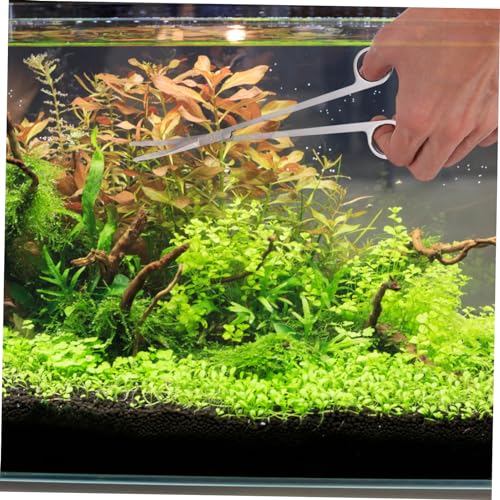 1set Aquarium Aquascaping Tools Kit Scissors Tweezers Spatula for Fish Tank Maintenance for Water Plants Substrate Gravel Care