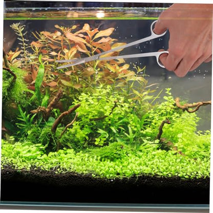 1set Aquarium Aquascaping Tools Kit Scissors Tweezers Spatula for Fish Tank Maintenance for Water Plants Substrate Gravel Care