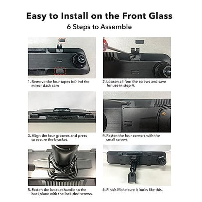 WOLFBOX OEM Bracket for USB C G900 Tripro/G900PRO/G850PRO/G840S/G840H/G850/G900 Mirror Dash cam