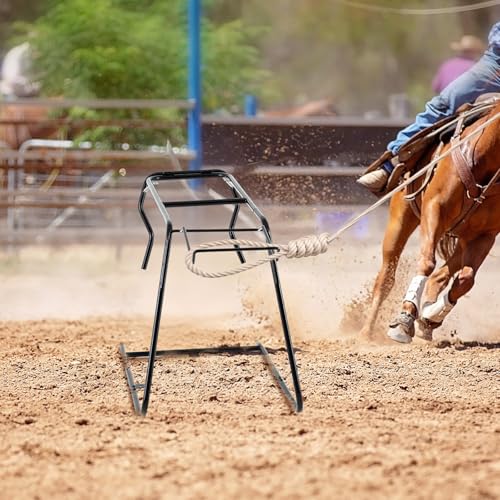 Blulu 43 Inch Collapsible Roping Dummy Body Roping Heading and Heeling Dummy, Brown, No Head