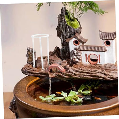 balacoo 8pcs Portable Splash Guards for Humidifier Rockery Design Easy to Install Water Protection for Fish Tank Reusable Splash Guard for Humidifier