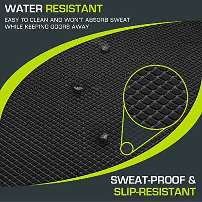 ProsourceFit Exercise Balance Pad, Non-Slip Cushioned Foam Mat & Knee Pad for Fitness and Stability Training, Yoga, Physical Therapy - color: Black, size: XL - (18.75" x 15")