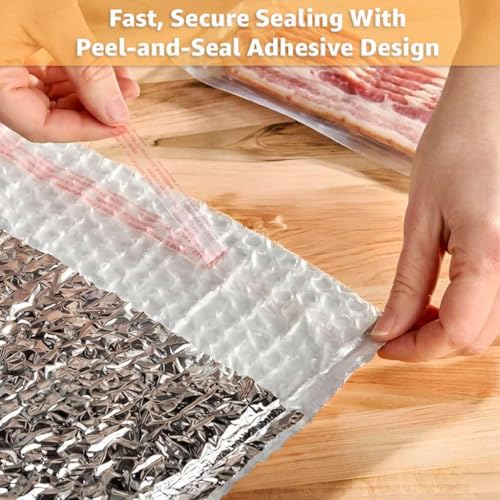 15.5 × 14 × 12.5 in Insulated Box Liner, Foil Thermal Shipping Bag Leak-Resistant, 25/Case - size: 15.5" x 14" x 12.5"