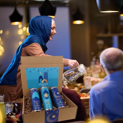 Ramadan Gift Basket by La Tea Dah, Gourmet Tea Gift Set, Beautifully Packaged Fine Tea Assortment, Islamic Eid, Ramadan Gifts