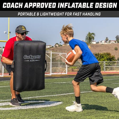 GoSports Inflatable Blocking Pads - Choose Your Size - Training Equipment for Basketball, Football, Lacrosse, Martial Arts & More - style: 30" x 20"