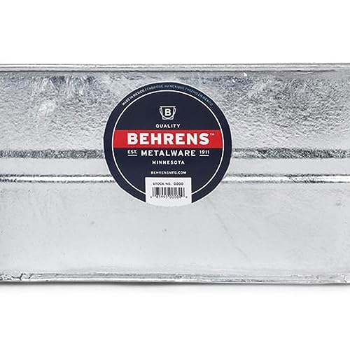 Behrens 0-OV 5-1/2-Gallon Oval Steel Tub - size: 5-1/2-Gallon