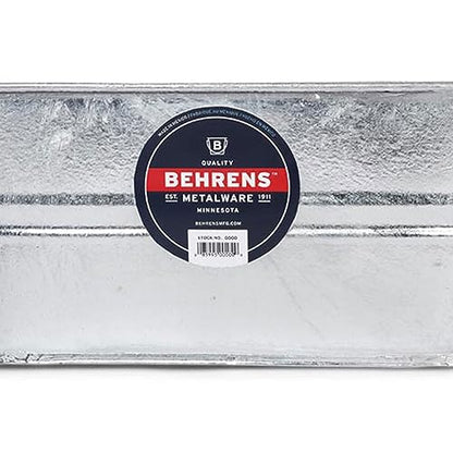 Behrens 0-OV 5-1/2-Gallon Oval Steel Tub - size: 5-1/2-Gallon