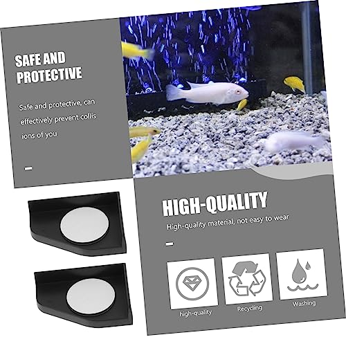 1set Collision Corner Cushions for Fish Tanks Protective Safety Bumpers for Home Use Easy to Attach Corner Guards for Collision Prevention and Stability 4pcs