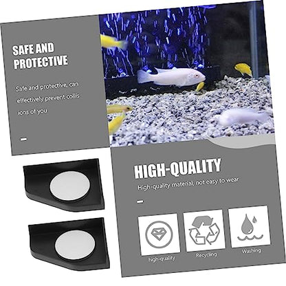 1set Collision Corner Cushions for Fish Tanks Protective Safety Bumpers for Home Use Easy to Attach Corner Guards for Collision Prevention and Stability 4pcs