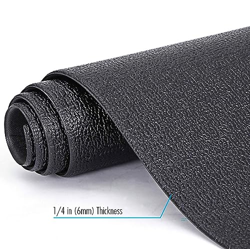 Xterra Floor Mat — Heavy Duty, Thick 6mm PVC, Nonslip, Textured Fitness Equipment Floor Protector for Treadmill or Bike