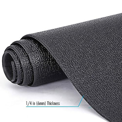 Xterra Floor Mat — Heavy Duty, Thick 6mm PVC, Nonslip, Textured Fitness Equipment Floor Protector for Treadmill or Bike