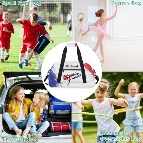 Personalized Martial Art Bag Duffel Bag for Girls, Custom Taekwondo Karate Bag Overnight Bags for Travel Weekender Practice Battle(1) - color: Option 9