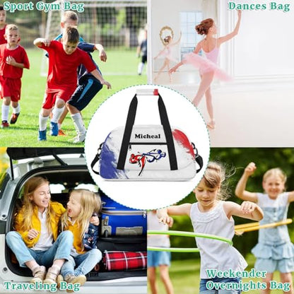 Personalized Martial Art Bag Duffel Bag for Girls, Custom Taekwondo Karate Bag Overnight Bags for Travel Weekender Practice Battle(1) - color: Option 9