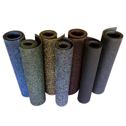 Rubber-Cal Elephant Bark Flooring 3/8-inch T x 4-feet - color: Blue Steel, size: 54"L x 48"W x 0.4"Th