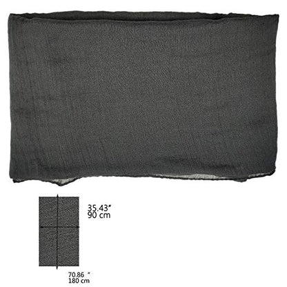 woogwin Women's Scarf Lady Light Soft Fashion Solid Shawl Wraps - color: Darkgrey