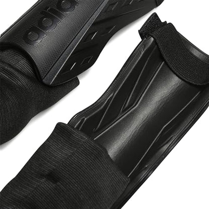 adidas Unisex Adult Tiro Soccer Shin Guards - color: Black/White/Iron Metallic/Match, size: Small