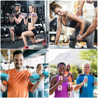 Sportneer Adjustable Dumbbells Hand Weights Set: 5 lb Dumbbell Set of 2 Each 2lb 3lb 4lb 5lb Free Weights Fast Adjust Weight 4 In 1 Weights Dumbbells Set for Women Men Home Gym Exercise Training - color: Carbon Black
