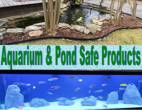 12.5mm (1/2'') Smooth Green Fish Tank Hose 3m (10') Long w/Hose Clamps, Translucent Flexible Aquarium Tubing for Fish Tank Equipment Including External Filters, Pumps, and UV Sterilizer Systems