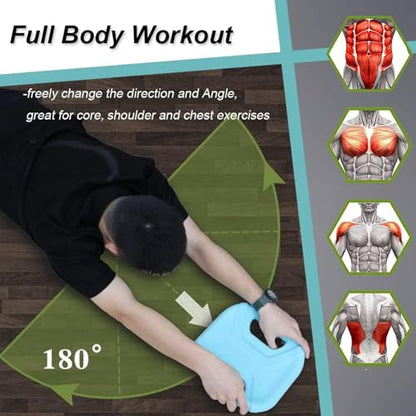 Core Coaster Abdominal Abs Training Machine Equipment, Ab Wheel Roller Exercise for Home Gym, Waist Strength Trainer with a Kneel Mat (Grey)