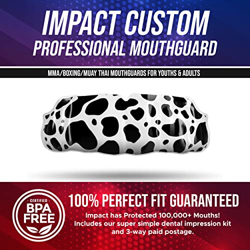 Impact Custom Professional MMA/Boxing/Muay Thai Mouthguard (Cow Skinz) - color: Cow Skinz