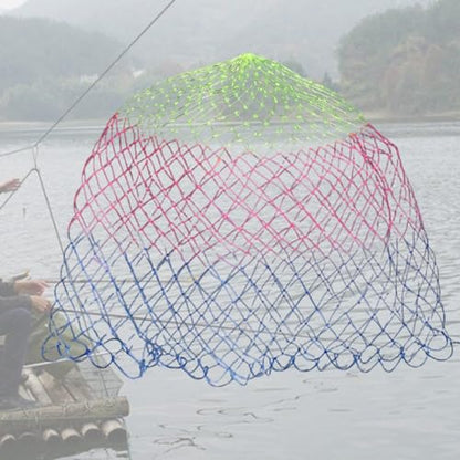 Folding Nylon Landing Dip Net Replacement Fishing Landing Meshs Net for Freshwaters Saltwater Fishing Net Easy to Use - size: 35cm