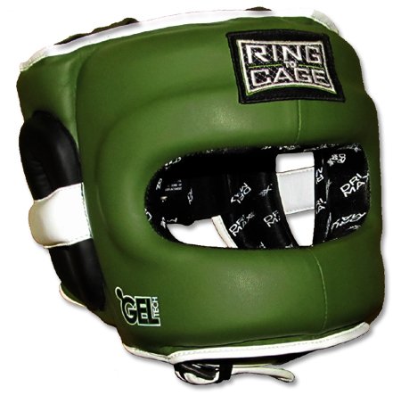 Ring to Cage Deluxe Full Face GelTech Sparring Headgear for Boxing, Muay Thai, MMA, Kickboxing - size: Small (Youth)