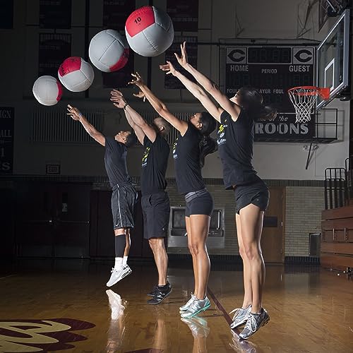 Gill Athletics PowerMax Soft Shelled Medicine Ball - Weighted Workout Ball, 14 Inch Diameter Med Ball, Medicine Balls for Exercise, Wall Ball for Strength Training - style: 14 LB