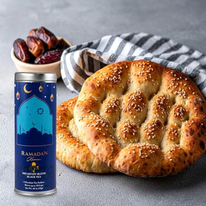 Ramadan Gift Basket by La Tea Dah, Gourmet Tea Gift Set, Beautifully Packaged Fine Tea Assortment, Islamic Eid, Ramadan Gifts