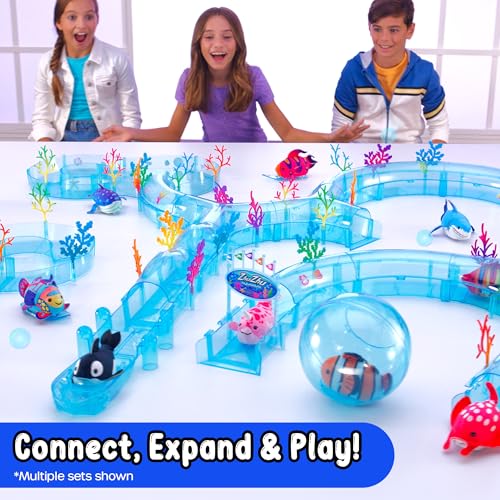 zhuzhu Aquarium Bubble Ball & Surf Board with Mandarin Fish