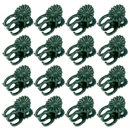 Plant Clips 50 Pcs, Orchid Support Clips, Flower Vine Garden Clips for Climbing Plants