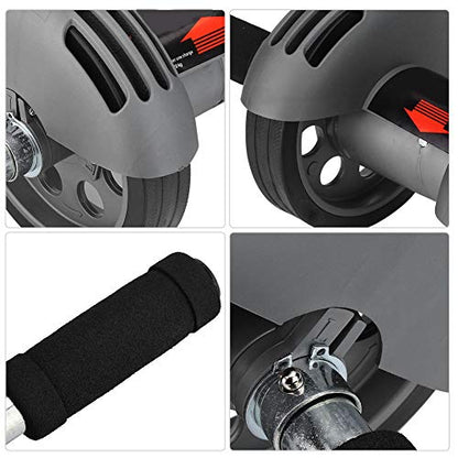 Abdominal Exercise Roller Wheel Ab Core Training Roller Ab Roller Workout Tool Double Wheel Fitness Roller for Boys Girls Gym Exercise