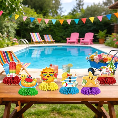 Party Decorations Honeycomb Centerpieces - color: Summers