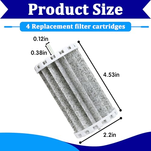 4PCS PRBW150B Bio-Wheel Aquarium Filter Compatible with Marine-Land Penguin 150B, Aquarium Filter Replacement for Hanging Filter for Assembly Bio-Wheel 150 Fish Tank