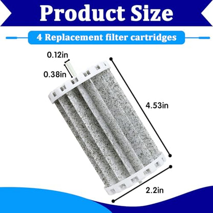 4PCS PRBW150B Bio-Wheel Aquarium Filter Compatible with Marine-Land Penguin 150B, Aquarium Filter Replacement for Hanging Filter for Assembly Bio-Wheel 150 Fish Tank