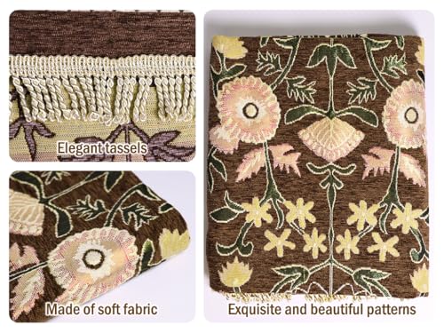 Prayer Mat, Prayer Mat Islam, Prayer-Rug Islamic, Muslim Prayer-Rug, with Elegant Design Bags, Soft Carpet, for Ramadan Islamic Muslim, Great Gift for Family, Friends (Brown)