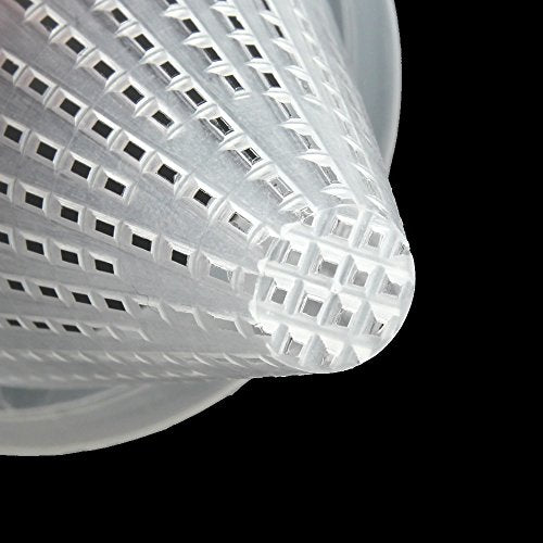 6PCS Aquarium Live Red Worm Cone Feeder Plastic Frozen Brine Shrimp Fish Food Feeding Cup for Fish Tank with Suckers