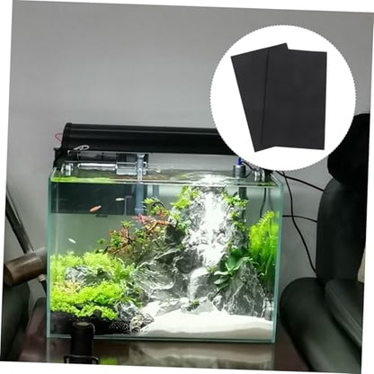 POPETPOP 2pcs Aquarium Leveling Mat Non Slip Shockproof Fish Tank Pad for Enhanced Stability and Protection Durable Bottom Mat for All Season Use and Easy Installation