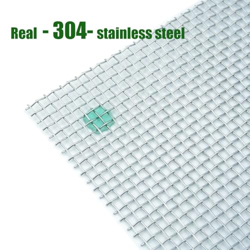 LINLAN 24 Pieces 3.1X3.1in (8X8cm) Aquarium Moss Mesh, 304 Stainless Steel Aquatic Moss Wall, Easy to Cut, for Fixing and Propagating Aquatic Mosses, DIY Aquarium Filtration, and Aquascaping - size: 24 PCS