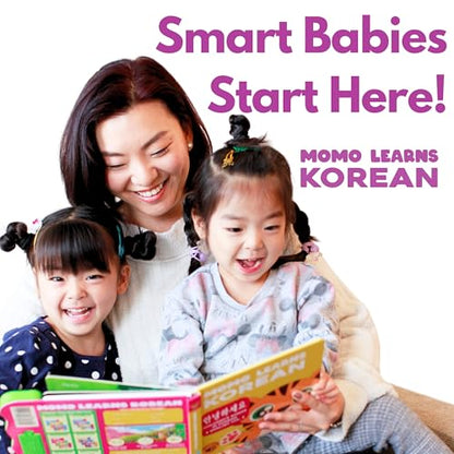 Vol. 3 — Interactive Sound Board Book for Toddlers 1-3, Bilingual English & Hangul Songs & First Words, Talking Musical Learning Toy and Gift for Babies & Kids