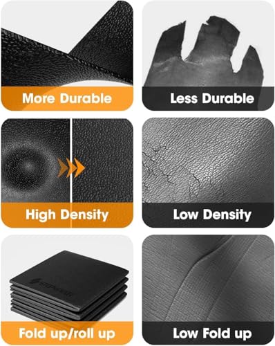 Stepwaver Treadmill Mat for Floor & Carpet Floors, 63" × 30", 0.2" Thick Non-Slip Treadmill Mat for Carpet, Mat for Under Treadmill on Carpet Hardwood Floors - size: 63"L x 30"W x 0.2"Th